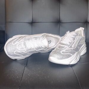 Cape Robbin Silver Glitter Sneakers